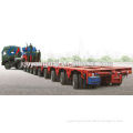 multi axles modular trailer/hydraulic flatbed semi trailer